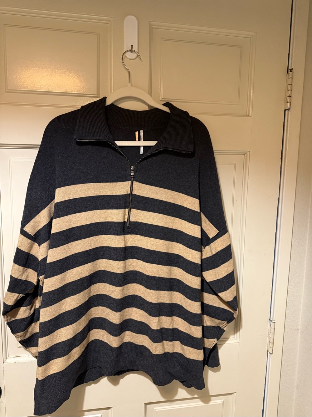 Free People Coastal Stripe Half-Zip Pullover (Women)